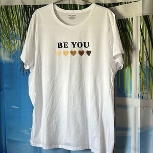 Lane Bryant BE YOU Tshirt 26/28 Plus Size